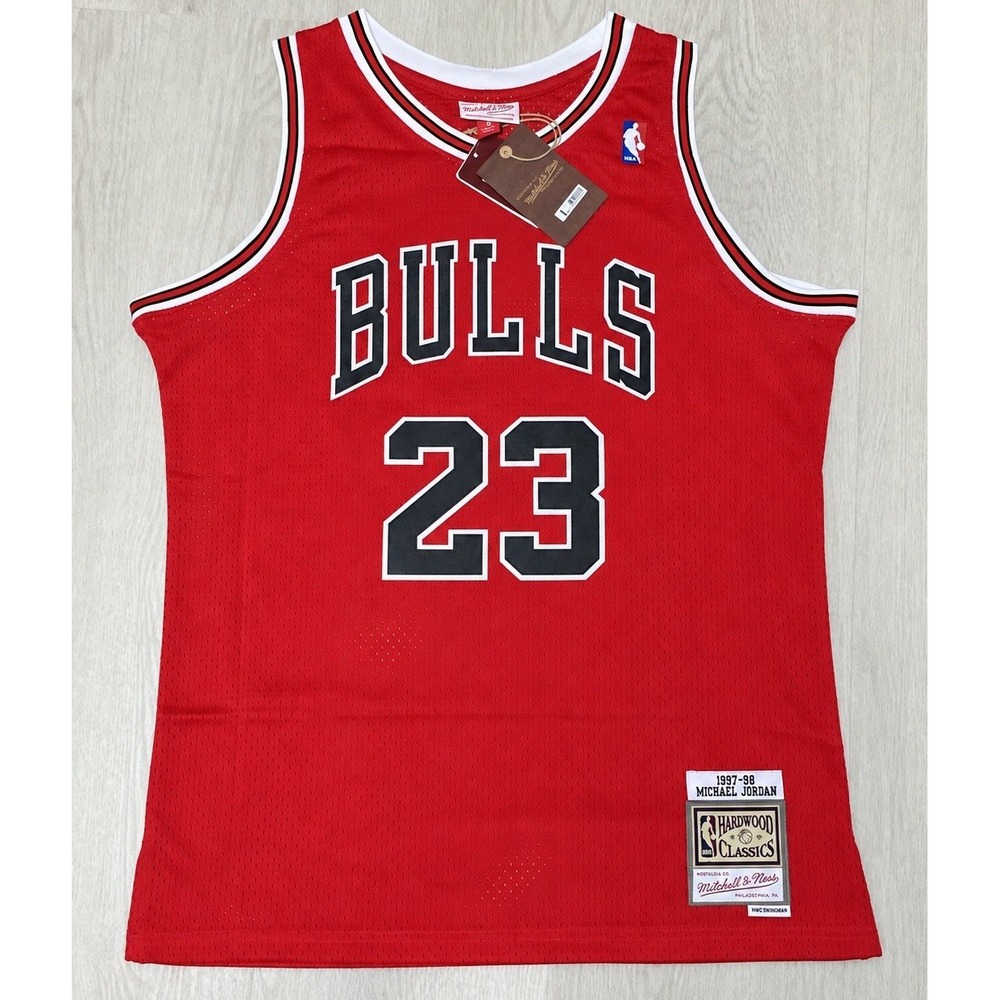 Chicago Bulls 1997-98  Mitchell & Ness Jordan Jersey - L